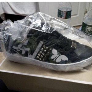 MK Size 6 Printed Leather Sneaker